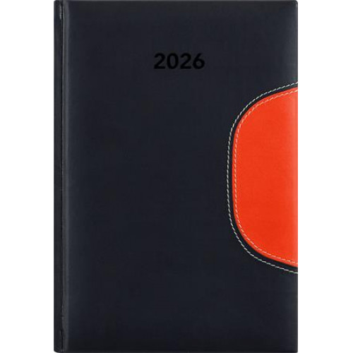 Dayliner Naptár tervező B5 hetiMemphis fekete-narancs (2026)