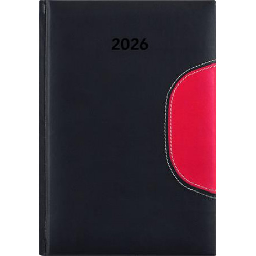 Dayliner Naptár tervező B5 hetiMemphis fekete-piros (2026)