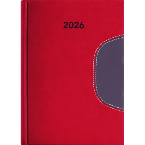 Dayliner Naptár tervező B5 hetiMemphis piros-szürke (2026)