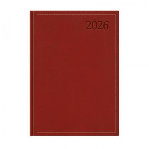 Toptimer Naptár tervező A4 hetiTraditional bordó (2026)