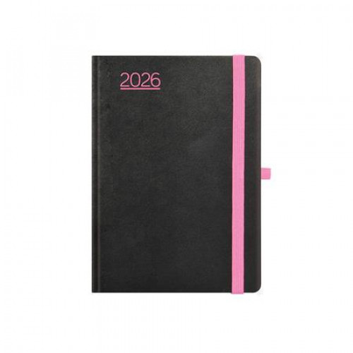 Toptimer Naptár tervező B6 hetiNero fekete-pink (2026)