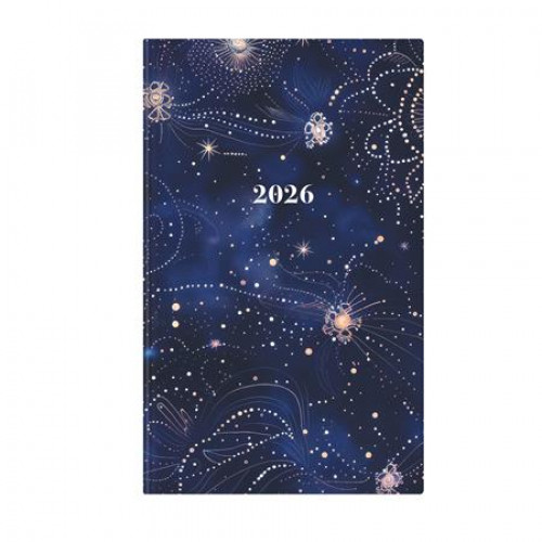 Toptimer Naptár tervező A5 heti keskenyJoy galaxis (2026)