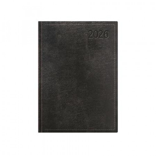 Toptimer Naptár tervező B6 napiTraditional fekete (2026)