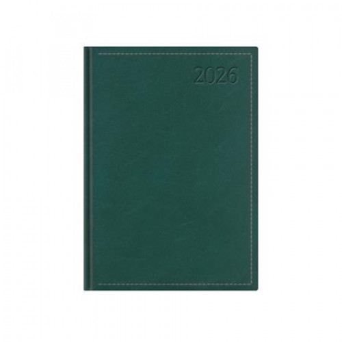 Toptimer Naptár tervező B6 napiTraditional zöld (2026)