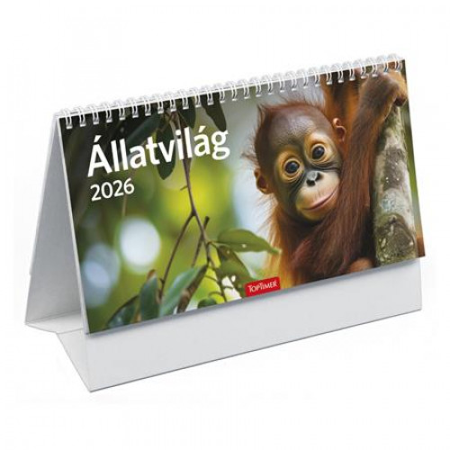 Toptimer Naptár asztali állóÁllatvilág (2026)