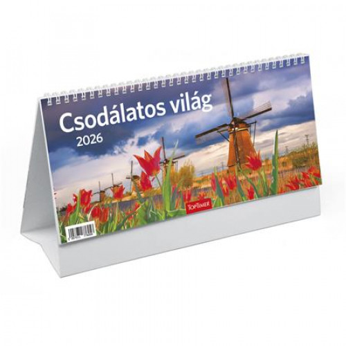 Toptimer Naptár asztali állóCsodálatos világ (2026)