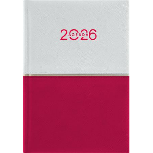 Dayliner Naptár tervező A5 napiContrast fehér-piros (2026)