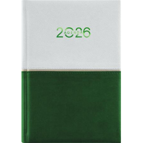 Dayliner Naptár tervező A5 napiContrast fehér-zöld (2026)