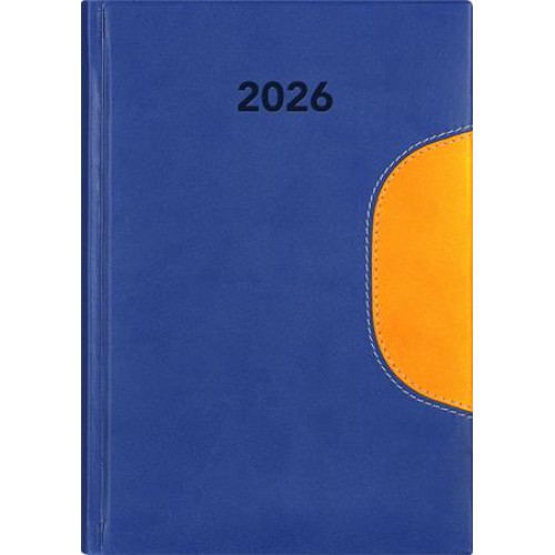 Dayliner Naptár tervező A5 napiMemphis kék-sárga (2026)