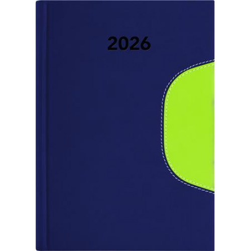 Dayliner Naptár tervező A5 napiMemphis kék-zöld (2026)