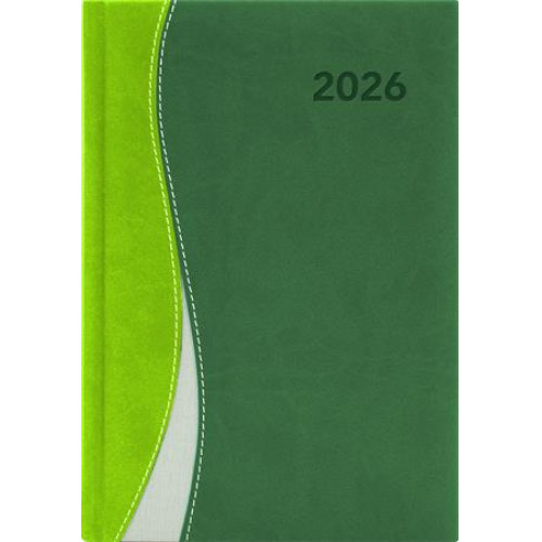 Dayliner Naptár tervező A5 napiDubai zöld-zöld (2026)