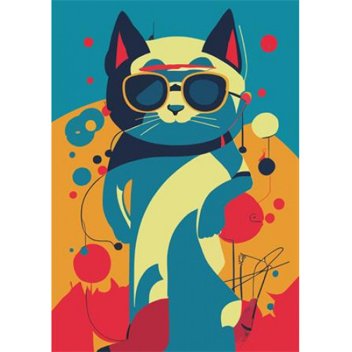 Dayliner Naptár tervező A5 napiColors Astro Cat (2026)