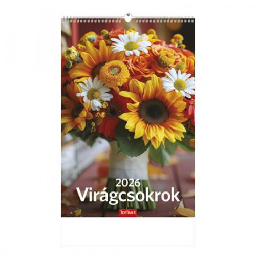 Toptimer Naptár faliVirágcsokrok (2026)