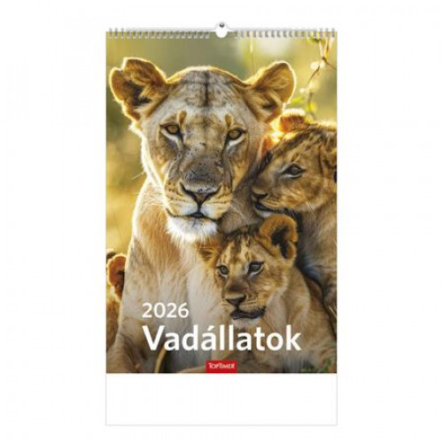 Toptimer Naptár faliVadállatok (2026)