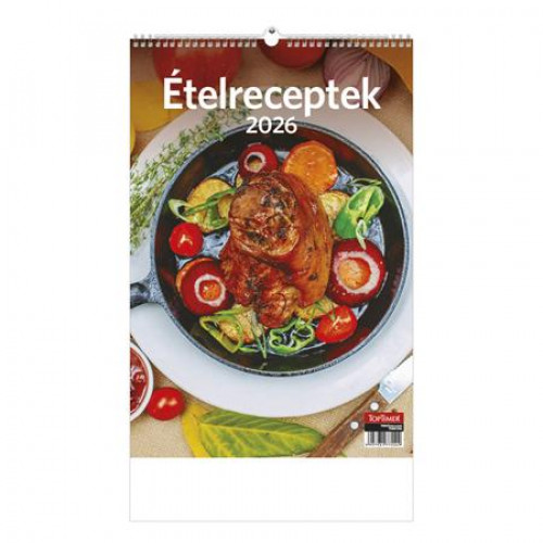 Toptimer Naptár faliÉtelreceptek (2026)