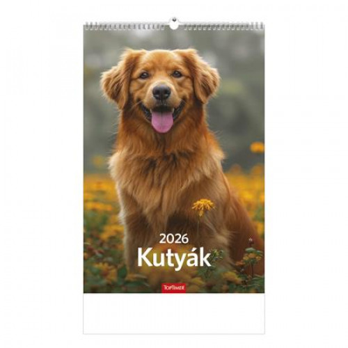 Toptimer Naptár faliKutyák (2026)