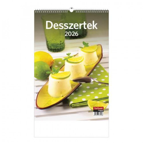 Toptimer Naptár faliDesszertek (2026)