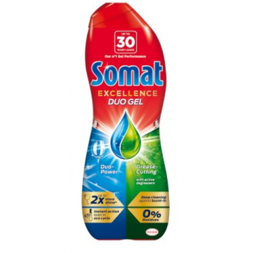 Somat Mosogatógél GÉPI Excellence Grease 540 ml Lemon 30 mosogatásra