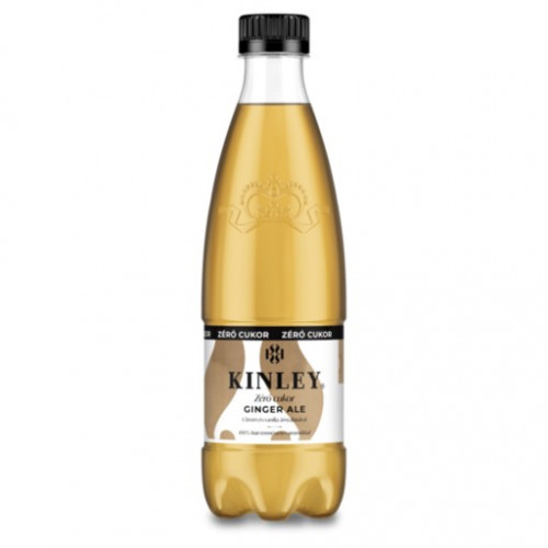 Kinley Üdítőital szénsavas 0,5l ZERO gyömbér-rozmaring DRS