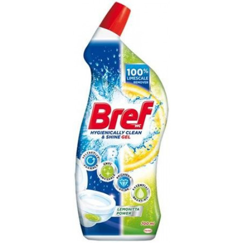 Bref WC-tisztítógél 700ml citrus/lemonitta