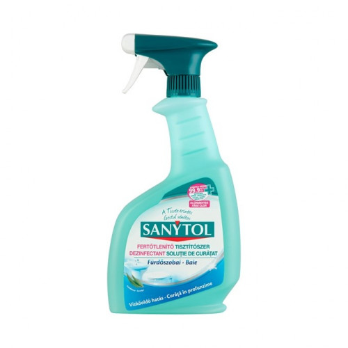 Sanytol Fürdőszobai tisztító 500 ml klórmentes fertőtlenítő eukaliptusz