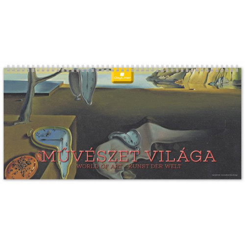 Dayliner Naptár asztali álló Művészet világa (2027)