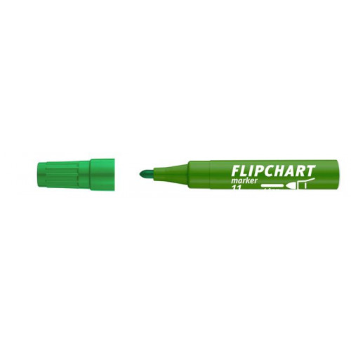 Flipchart marker 1-3mm kúpos Ico Artip 11 zöld