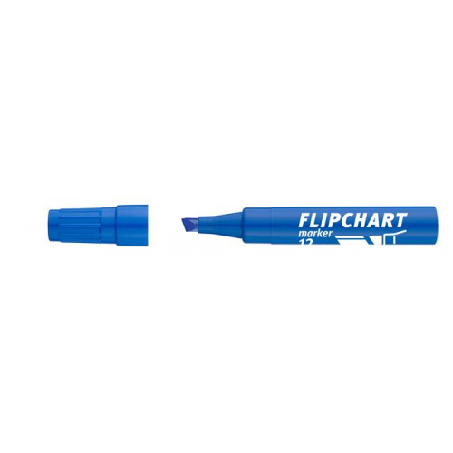 Flipchart marker 1-4mm vágott Ico Artip 12 kék