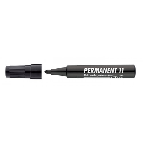 Alkoholos marker 1-3mm kúpos Ico Permanent 11 fekete