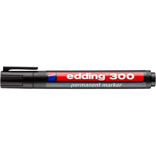Alkoholos marker 1,5-3mm kúpos Edding 300 fekete