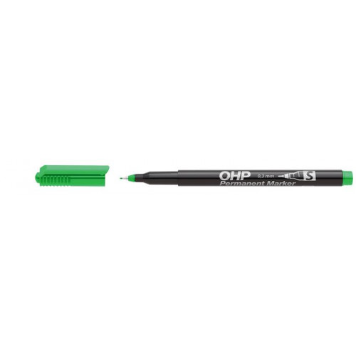 Alkoholos marker OHP 0,3mm S Ico zöld