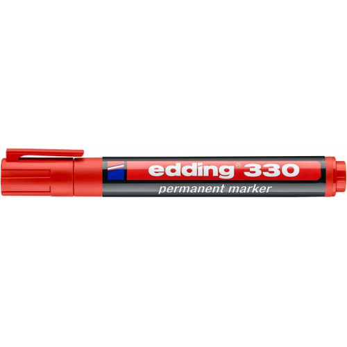 Alkoholos marker 1-5mm vágott Edding 330 piros