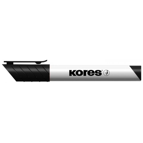 Tábla- és flipchart marker 1-3mm kúpos Kores K-Marker fekete