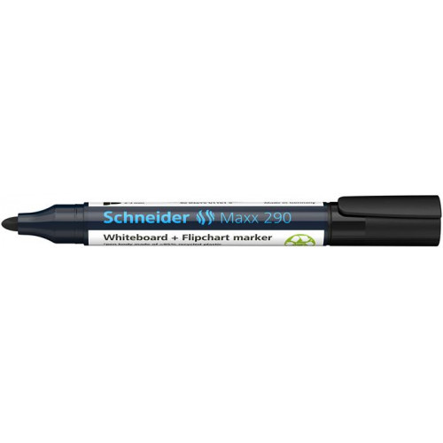 Tábla- és flipchart marker 2-3mm kúpos Schneider Maxx 290 fekete