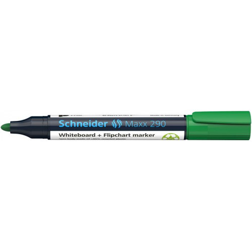 Tábla- és flipchart marker 2-3mm kúpos Schneider Maxx 290 zöld