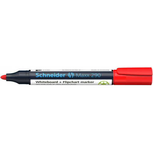 Tábla- és flipchart marker 2-3mm kúpos Schneider Maxx 290 piros