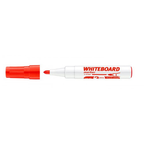 Tábla- és flipchart marker 1-3mm kúpos Ico Plan piros