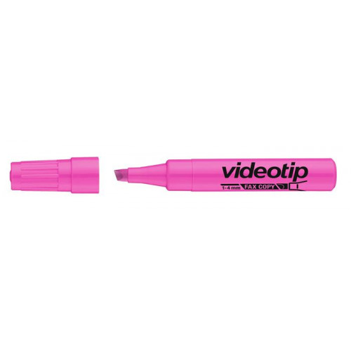 Szövegkiemelő 1-4mm Ico Videotip rózsaszín
