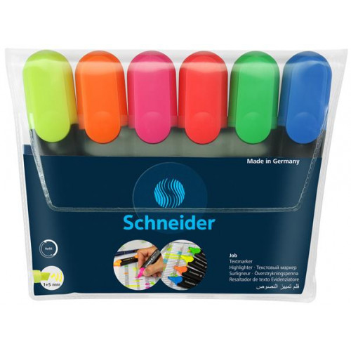 Szövegkiemelő készlet 1-5mm Schneider Job 150 6 szín