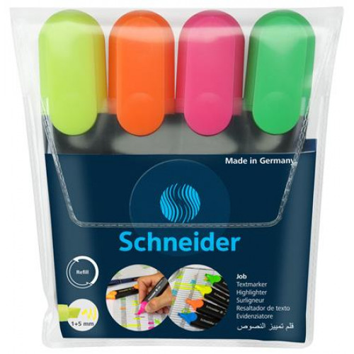 Szövegkiemelő készlet 1-5mm Schneider Job 150 4 szín