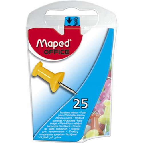 Térképtű színes 10mm 25db/doboz Maped vegyes szín