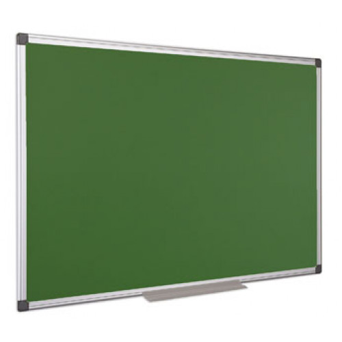 Krétás tábla zöld felület nem mágneses 60x90cm alumínium keret