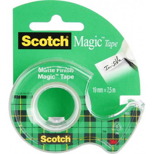 Ragasztószalag írható adagolón 19mmx7,5m 3M Scotch Magic Tape810