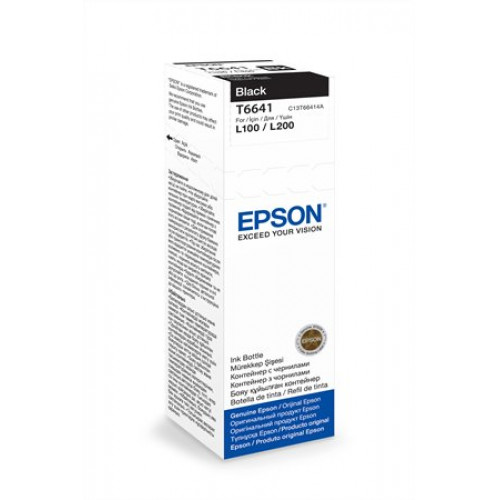 T66414A10 Tintapatron L100 200mfp Epson fekete 70ml