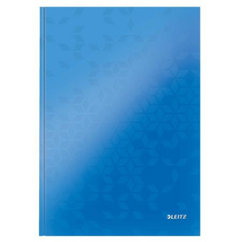 Beíró füzet A4 vonalas 80lap keményfedeles Leitz Wow kék