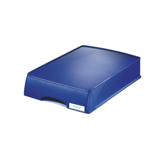 Irattároló műanyag 1 fiókos Leitz Plus kék