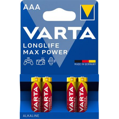 Elem AAA mikro 4db Varta Longlife Max Power