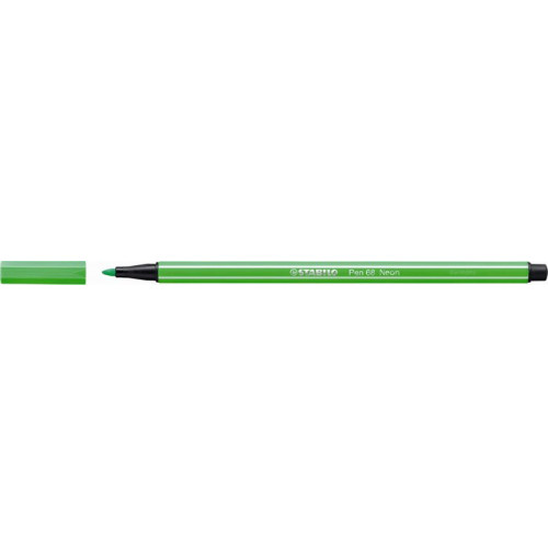 Rostirón 1mm Stabilo Pen 68 neon zöld