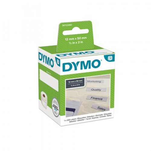 Etikett LW nyomtatóhoz 50x12mm 220db etikett Dymo