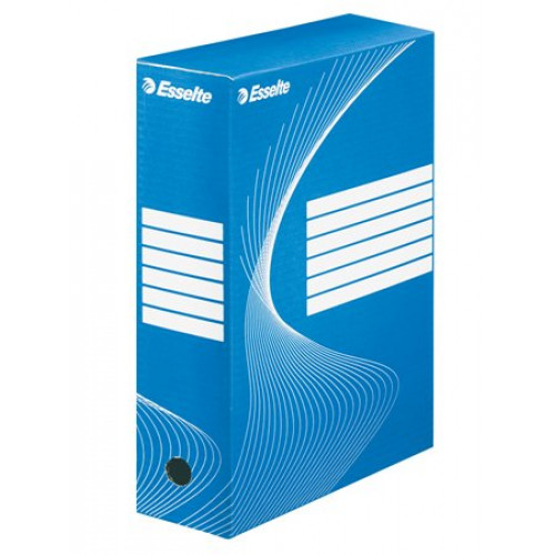 Archiválódoboz A4 100mm karton Esselte Boxycolor kék